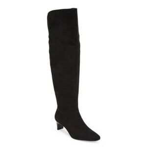 NiB Worthington Womens Stacked Heel Over the Knee Boots Size 10 M Black 1SH74